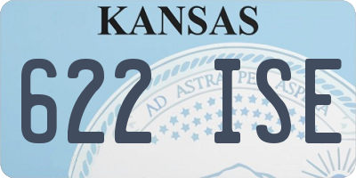 KS license plate 622ISE