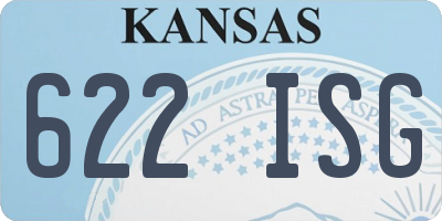 KS license plate 622ISG