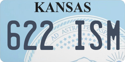 KS license plate 622ISM
