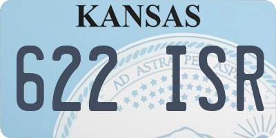 KS license plate 622ISR
