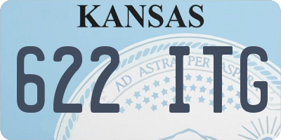 KS license plate 622ITG