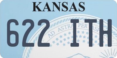 KS license plate 622ITH