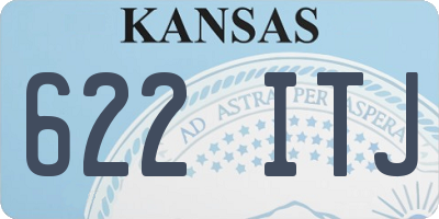 KS license plate 622ITJ