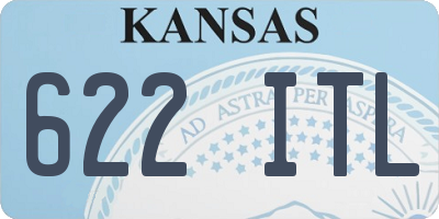 KS license plate 622ITL