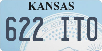KS license plate 622ITO
