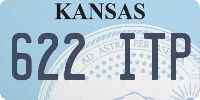 KS license plate 622ITP