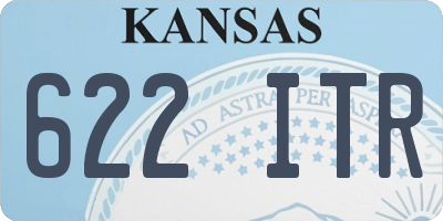 KS license plate 622ITR