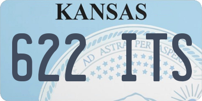 KS license plate 622ITS