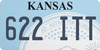 KS license plate 622ITT