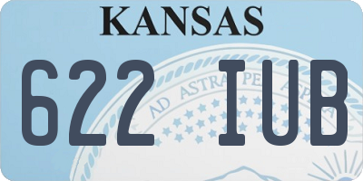 KS license plate 622IUB