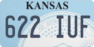 KS license plate 622IUF
