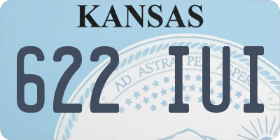 KS license plate 622IUI
