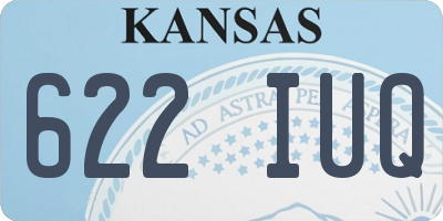 KS license plate 622IUQ