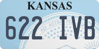 KS license plate 622IVB