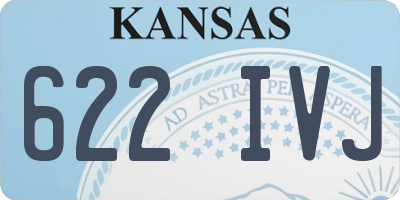 KS license plate 622IVJ
