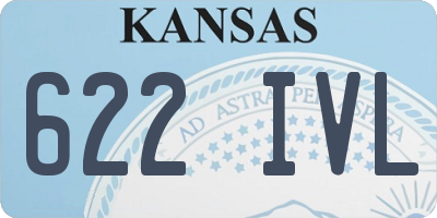 KS license plate 622IVL