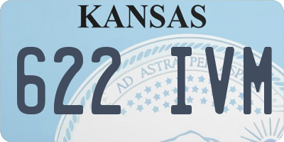 KS license plate 622IVM