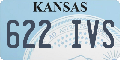 KS license plate 622IVS
