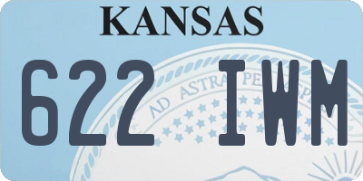 KS license plate 622IWM
