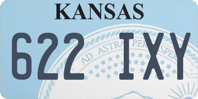 KS license plate 622IXY