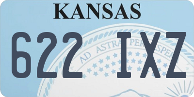 KS license plate 622IXZ
