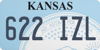 KS license plate 622IZL