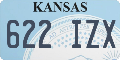 KS license plate 622IZX