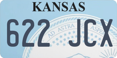 KS license plate 622JCX