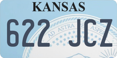 KS license plate 622JCZ