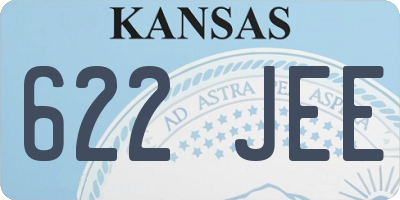 KS license plate 622JEE