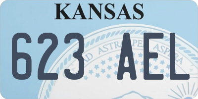 KS license plate 623AEL