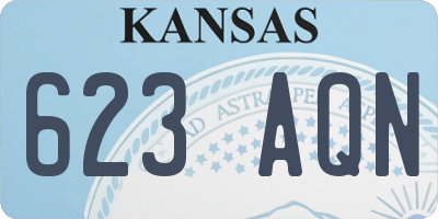 KS license plate 623AQN