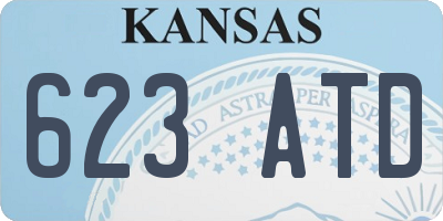 KS license plate 623ATD