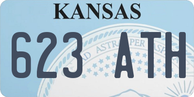 KS license plate 623ATH