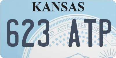KS license plate 623ATP