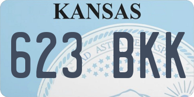 KS license plate 623BKK