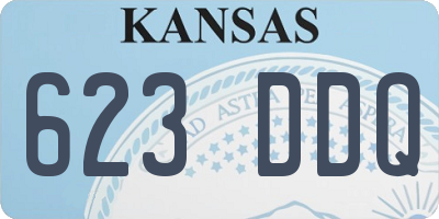 KS license plate 623DDQ