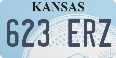KS license plate 623ERZ