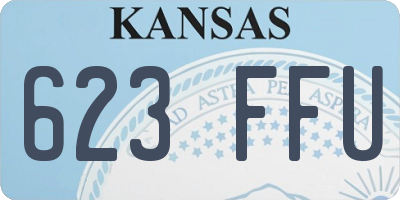 KS license plate 623FFU