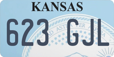 KS license plate 623GJL
