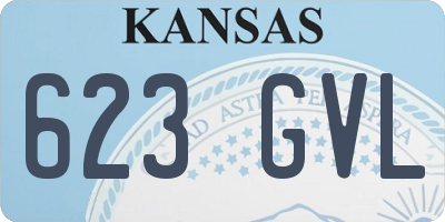 KS license plate 623GVL