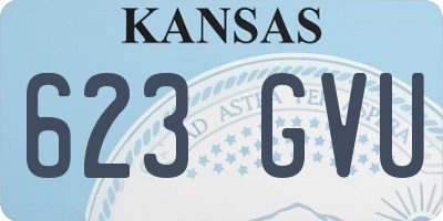 KS license plate 623GVU