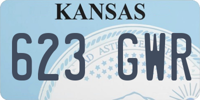 KS license plate 623GWR