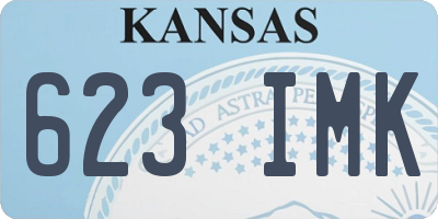 KS license plate 623IMK