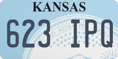 KS license plate 623IPQ