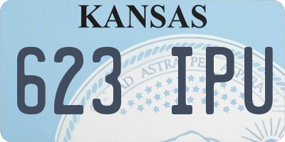 KS license plate 623IPU
