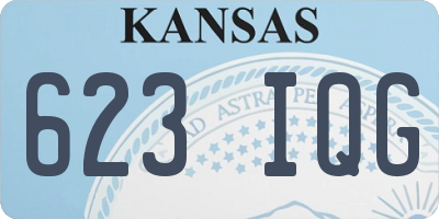 KS license plate 623IQG