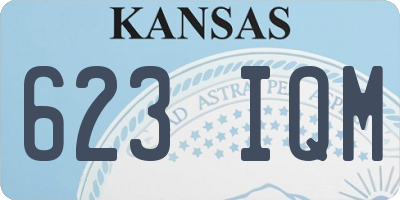 KS license plate 623IQM