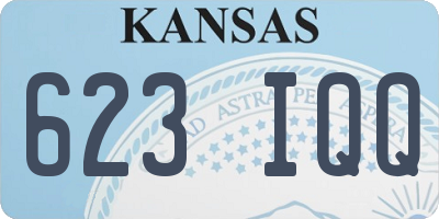 KS license plate 623IQQ