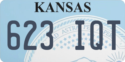 KS license plate 623IQT